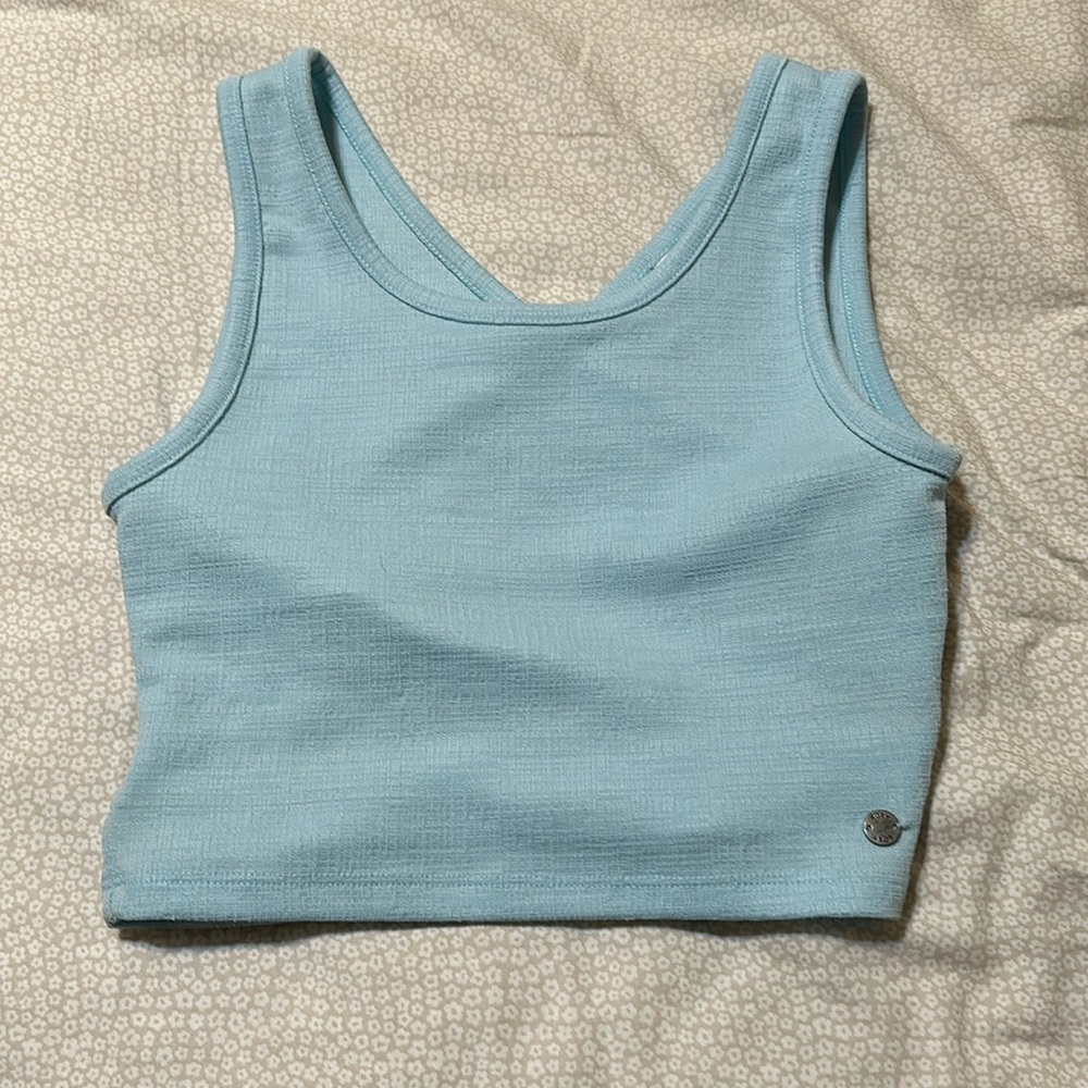 light blue roxy good keepsake top